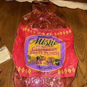 RARE Inflatable Pool Float Bottle Mega Mystic Caribbean Fruit Punch 24 Oz
